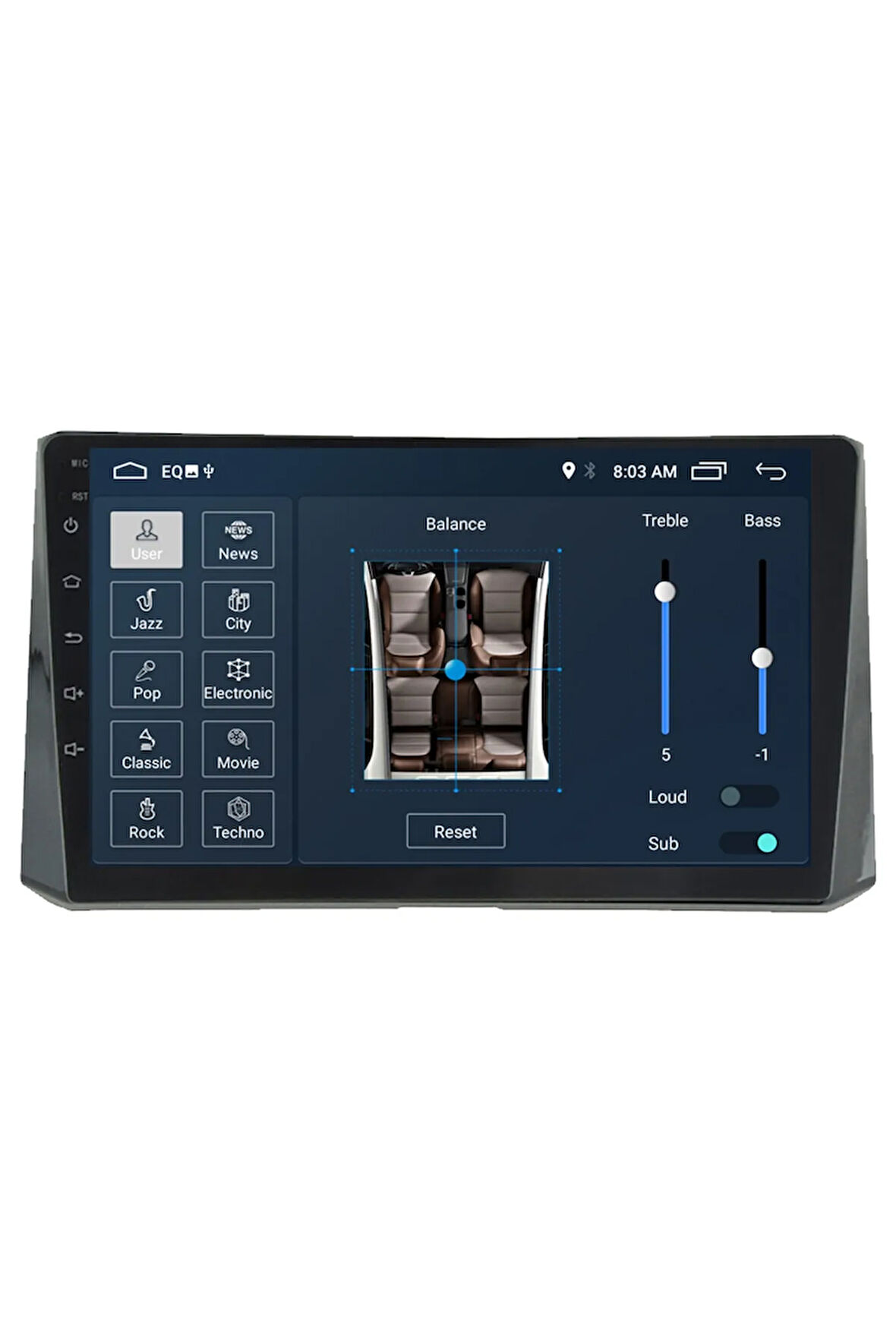 TOYOTA COROLLA ANDROİD CARPLAY NAVİGASYON MULTİMEDYA EKRAN TEYP 2GB RAM + 32GB HDD
