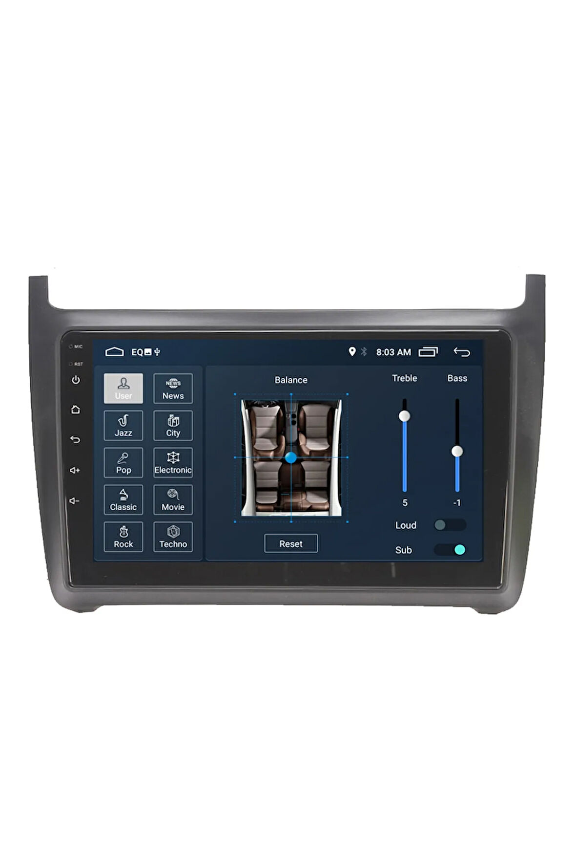 Volkswagen Polo 7 Android Carplay Navigasyon Multimedya Ekran Teyp 2gb Ram + 32gb Hdd