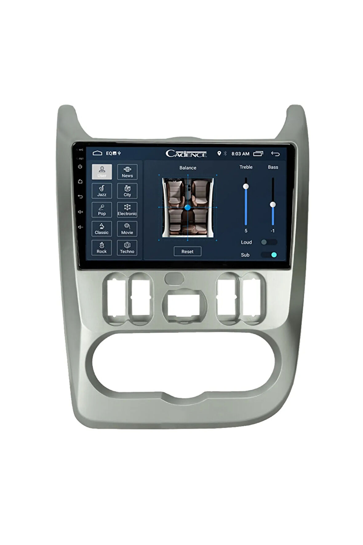 Dacia Logan Android Carplay Navigasyon Multimedya Ekran Teyp 2gb Ram + 32gb Hdd