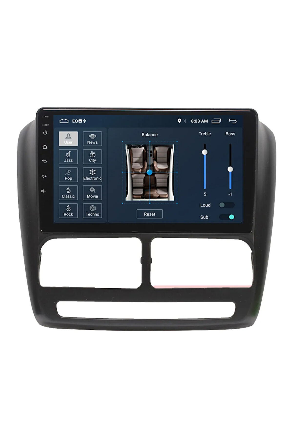 Fiat Doblo Android Carplay Navigasyon Multimedya Ekran Teyp 2gb Ram + 32gb Hdd