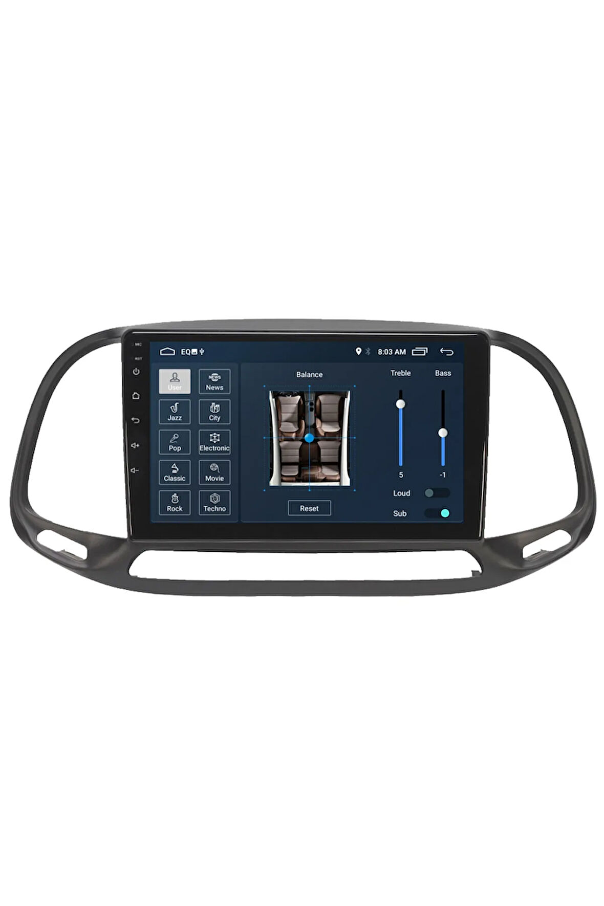 Fiat Doblo Android Carplay Navigasyon Multimedya Ekran Teyp 2gb Ram + 32gb Hdd