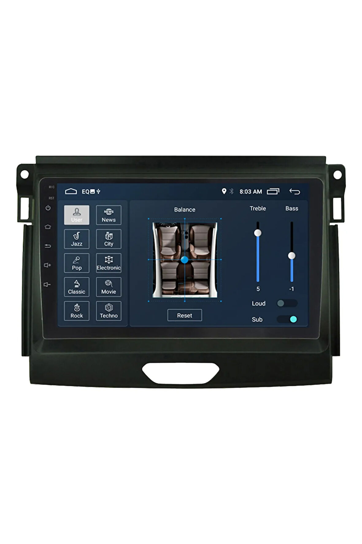 Ford Ranger Uyumlu Android Carplay Navigasyon Multimedya Ekran Teyp 2gb Ram + 32gb Hdd