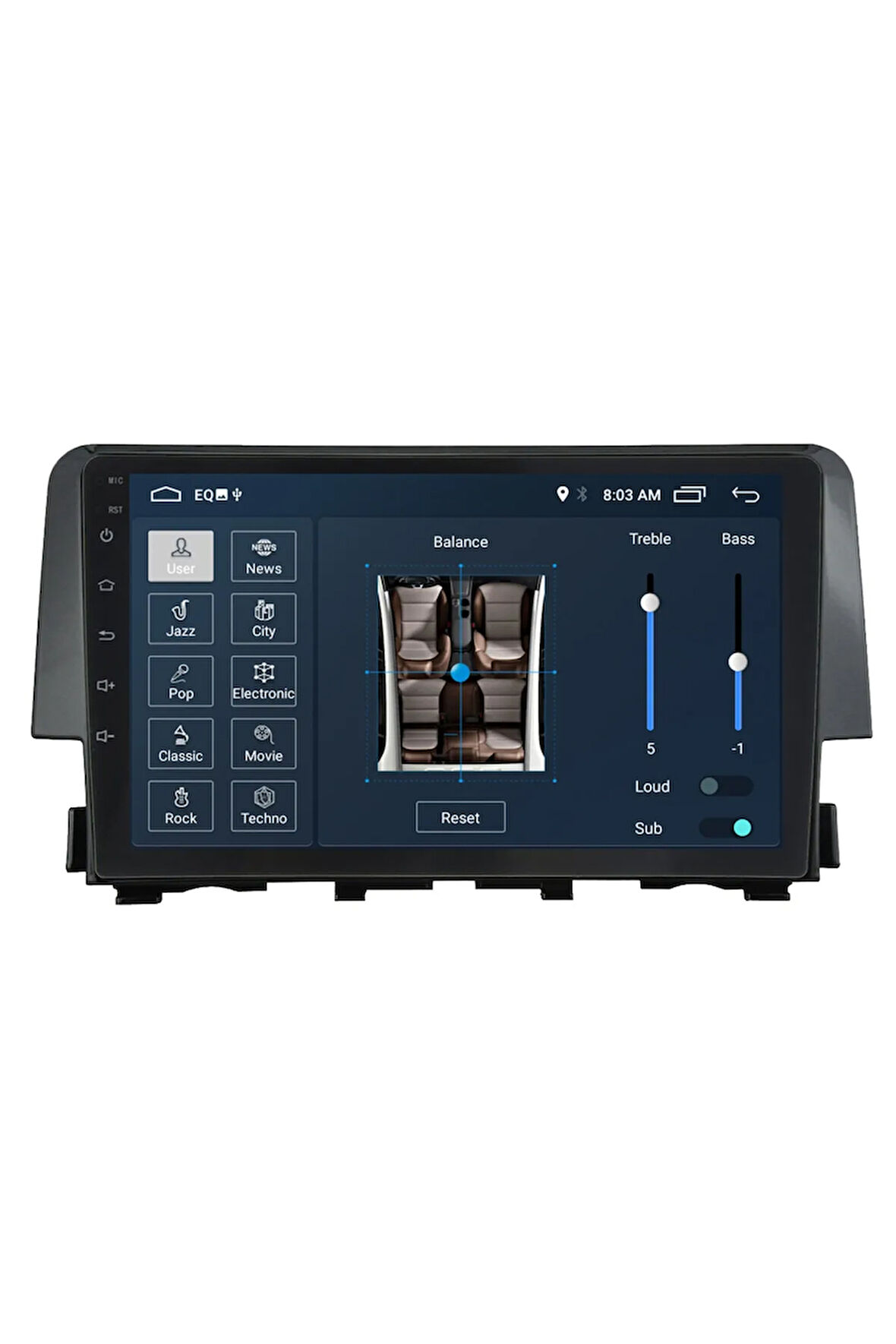 Honda Cıvıc Fc5 Android Carplay Navigasyon Multimedya Ekran Teyp 2gb Ram + 32gb Hdd