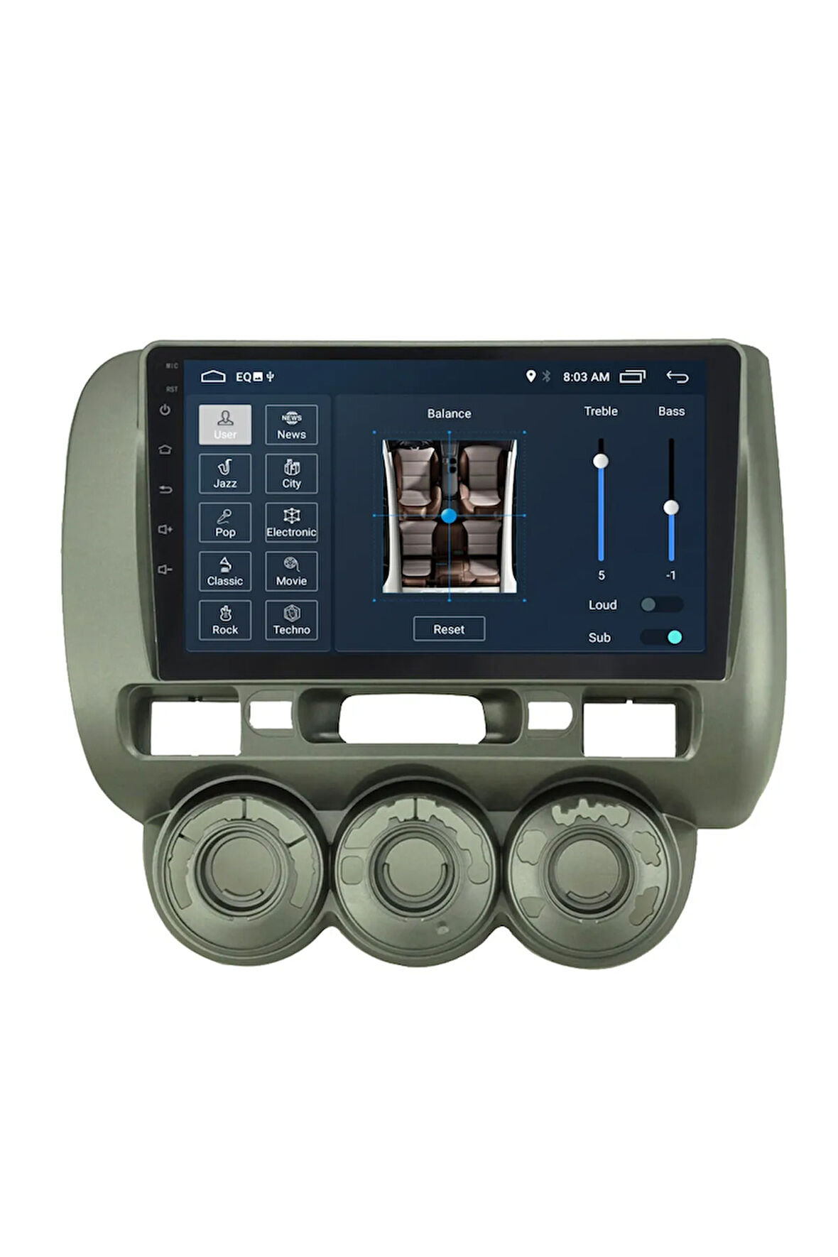 Honda City Android Carplay Navigasyon Multimedya Ekran Teyp 2gb Ram + 32gb Hdd