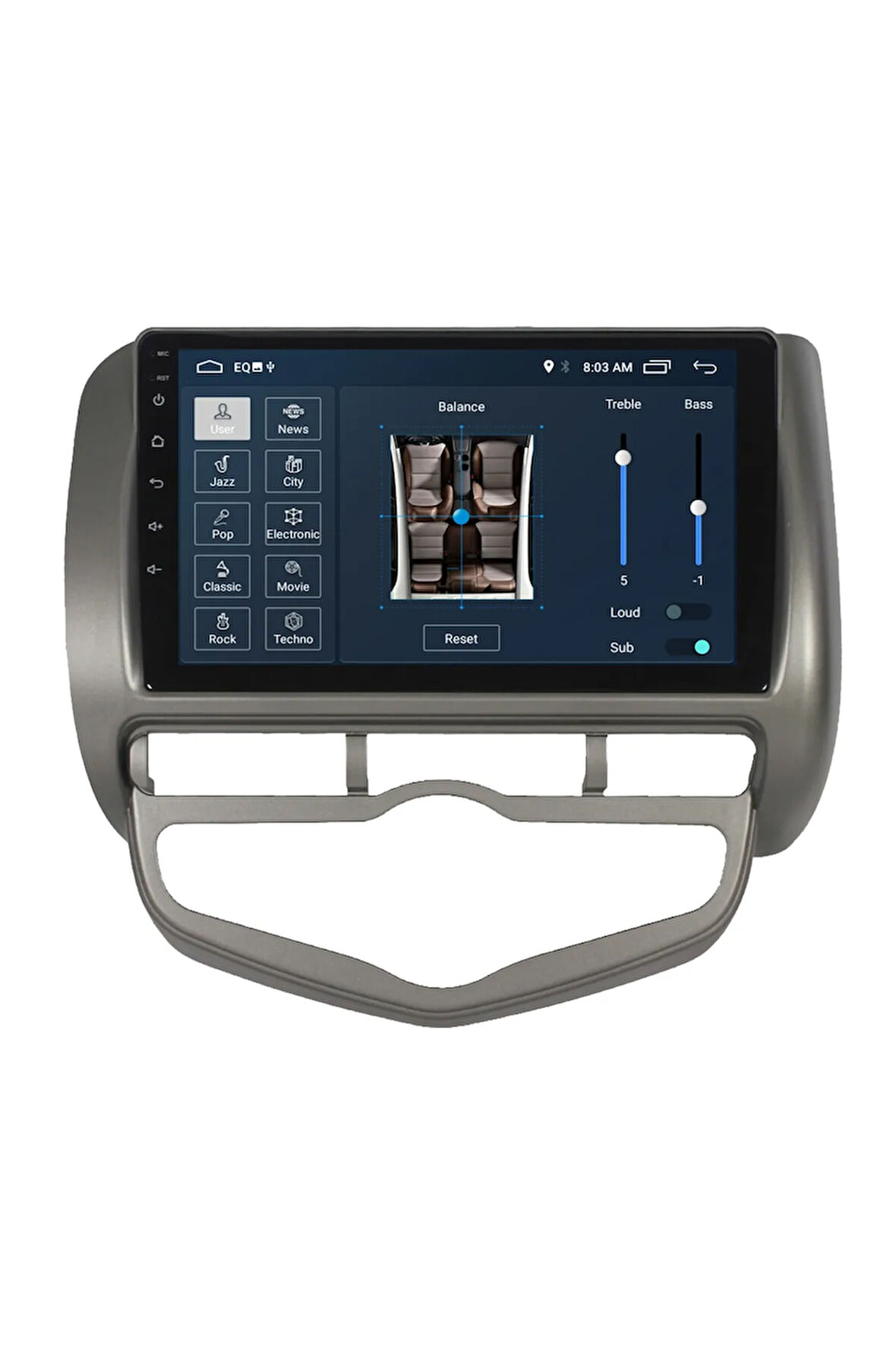 Honda Jazz Android Carplay Navigasyon Multimedya Ekran Teyp 2gb Ram + 32gb Hdd