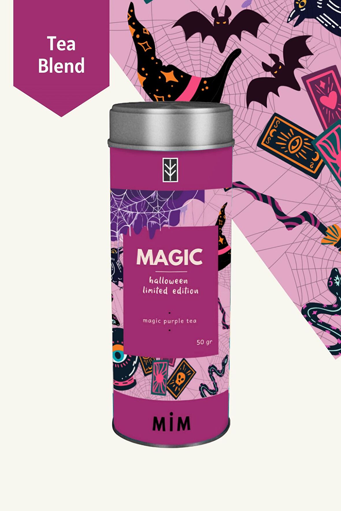 Mim Tea Magic Tea - Sihirli Mor Çay - Limited Halloween Edition -