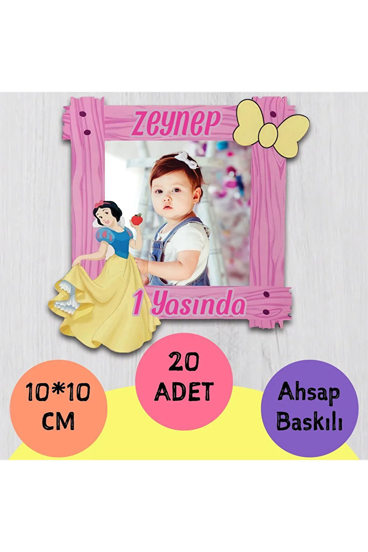 Prenses Tasarımlı Magnet 50 Adet