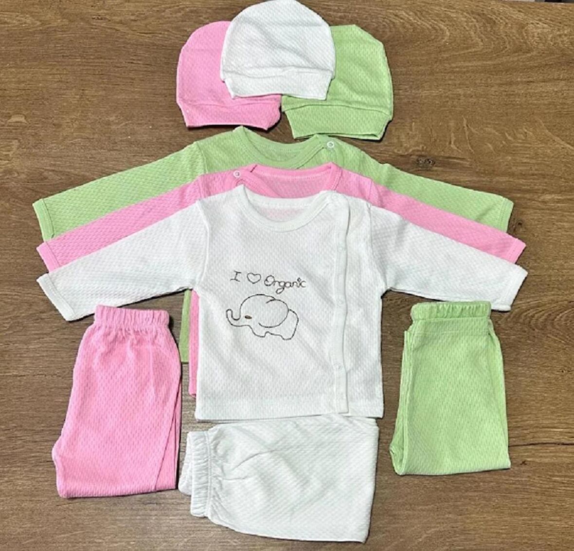 Filli Desen Yenidoğan Hastane Çıkışı 3'Lü Set 