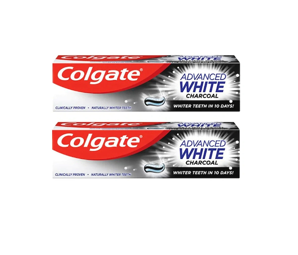 Colgate Advanced White Charcoal Diş Macunu 2 x 75 ML