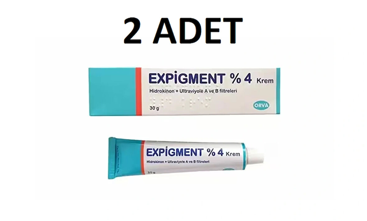 Orva Expigment %4 Renk Açıcı Krem 30 G  x 2 ADET