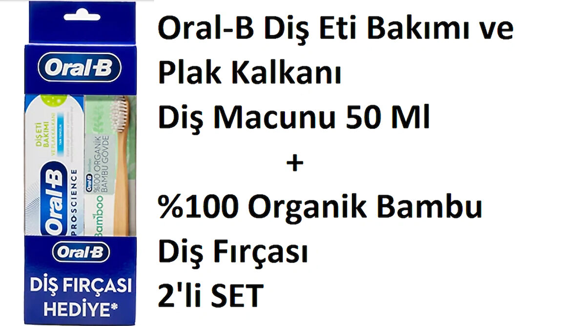 Oral-B Diş Eti Bakımı 50 Ml Bambu Fırça Set