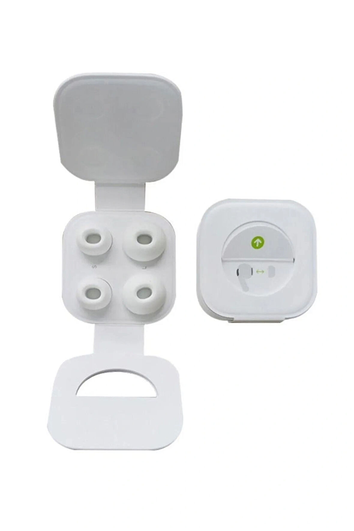 Maxup Airpods Pro Kulaklık Silikon Tıpa - 2 Çift Kulaklık Uçları Büyük L:x2 - Küçük S:x2 Toplamda 4 Adet Airpods Pro Uyumlu