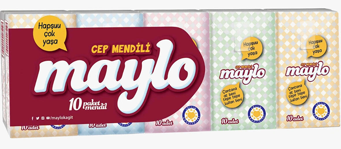 MAYLO KÂĞIT MENDİL 10 LU PAKET
