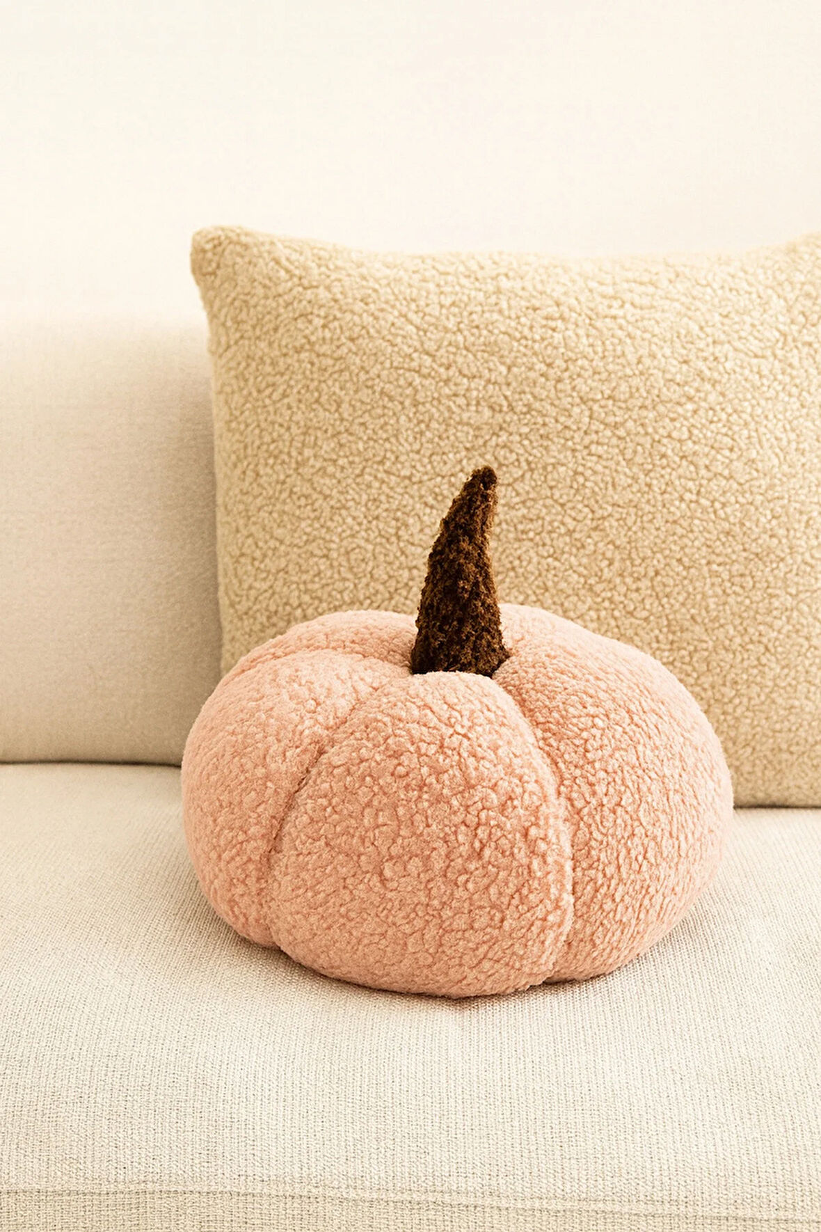 TEDDY DEKORATİF BALKABAĞI YASTIK ve İÇ DOLGULU KIRLENT