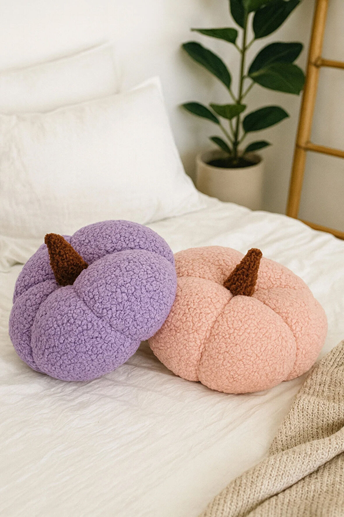 %100 DOĞAL TEDDY DEKORATİF BALKABAĞI KIRLENT/YASTIK