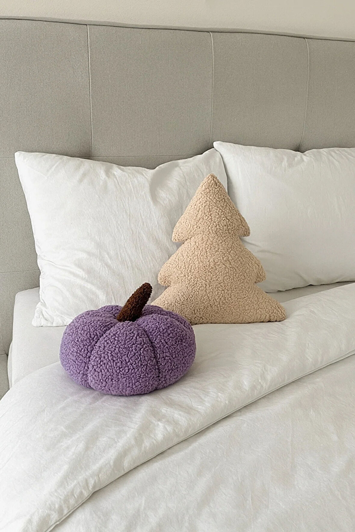 TEDDY DEKORATİF ÇAM AĞACI YASTIK VE BALKABAĞI YASTIK