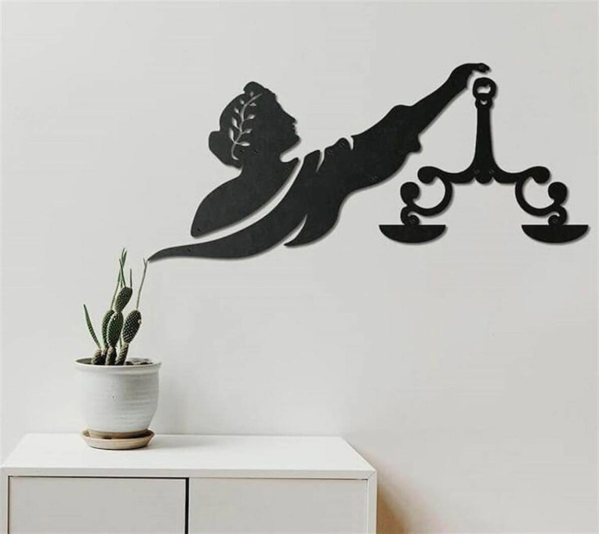 Hukuk adalet dekoratif dekor tablo 