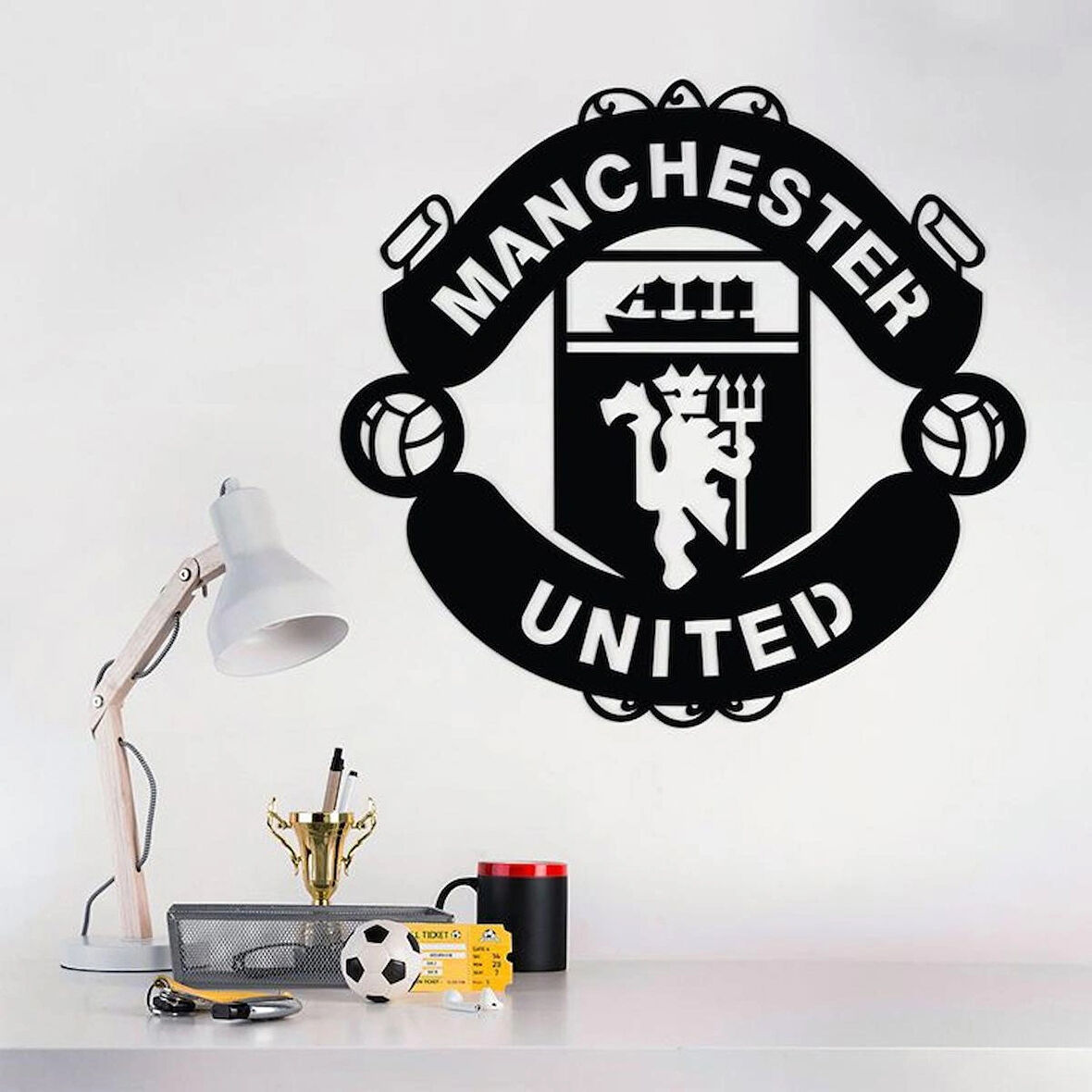 Man. United dekoratif dekor tablo 