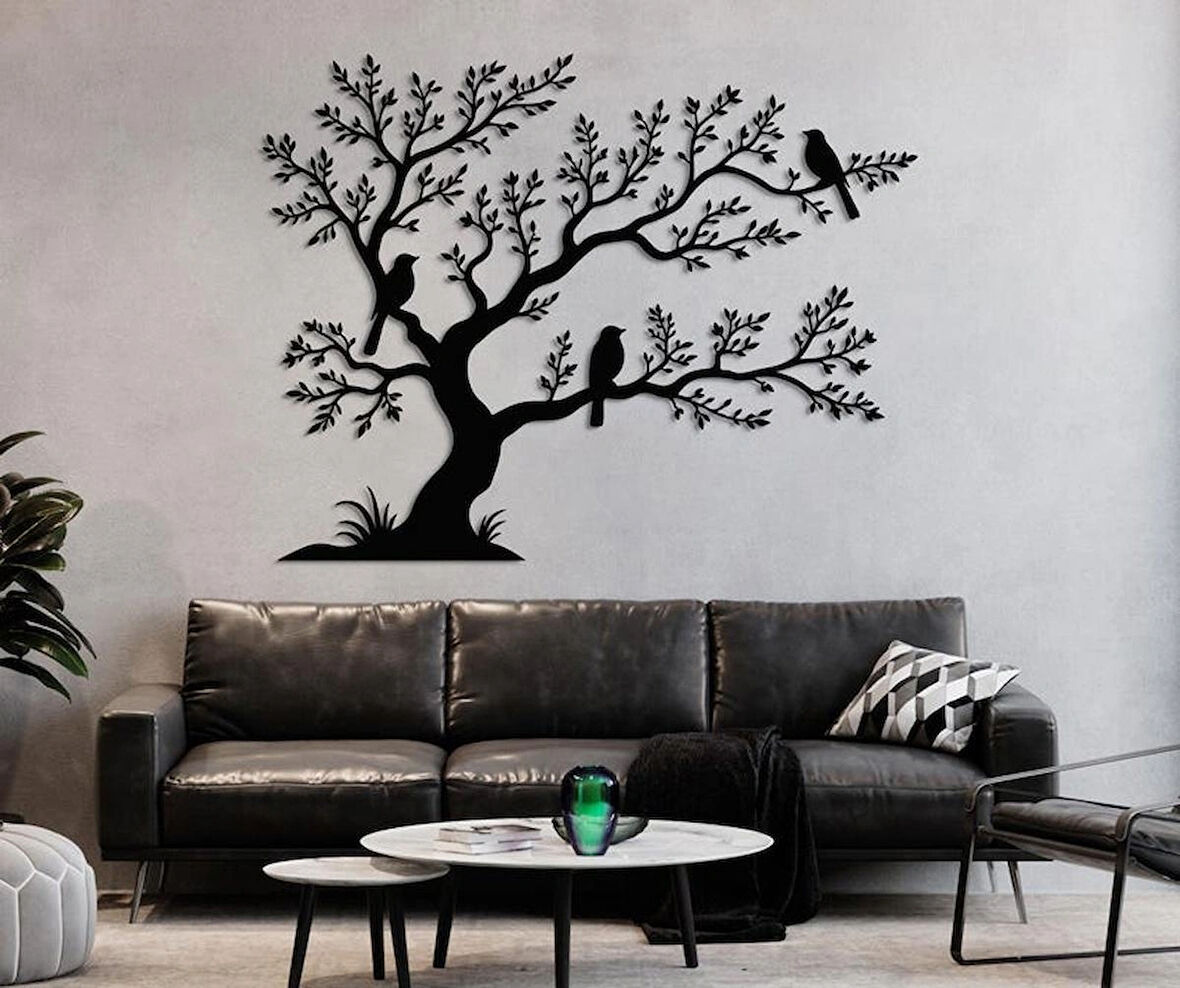 Ağac Dekoratif modern dekor tablo 