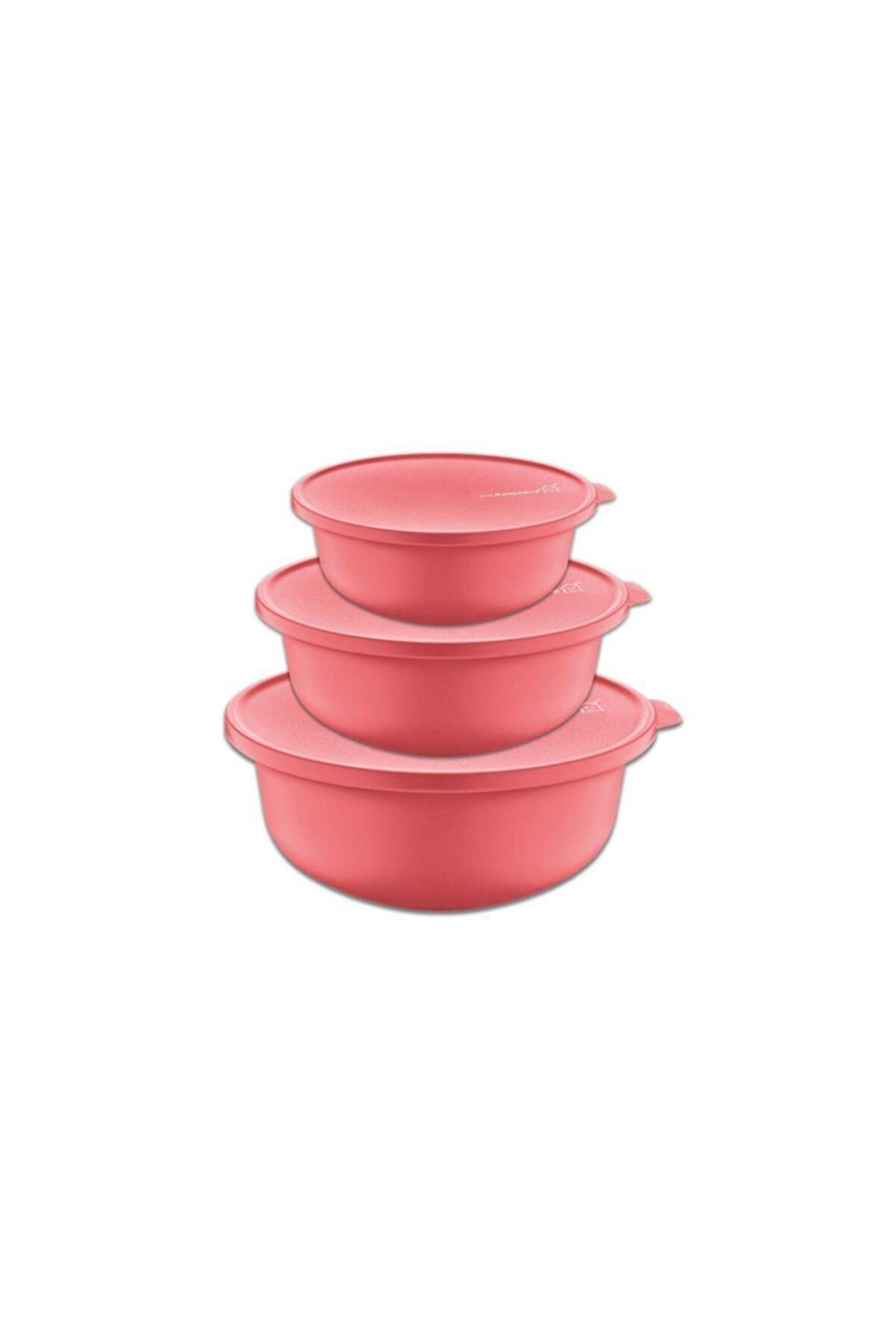 Trend Kapaklı Kase 3 ' Lü Set - 2lt-4lt-6lt