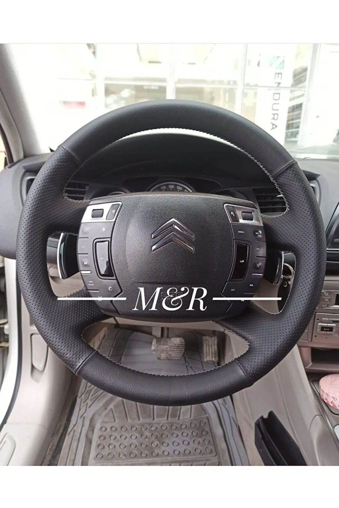 Citroen C5 Orjinal Deri Direksiyon Kaplama