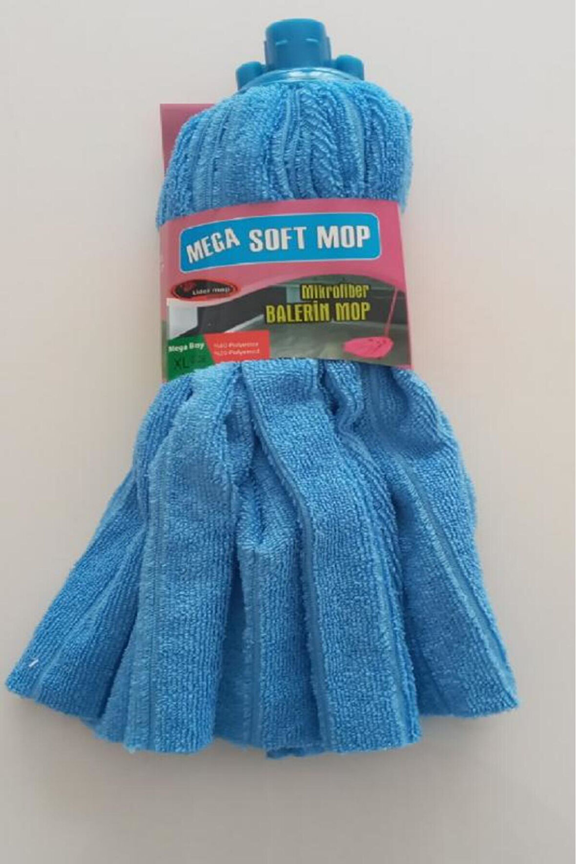 Mega Soft Mikrofiber Havlu Vileda Paspas Mop Xl Ucu Ve Ahşap Sapı Takım