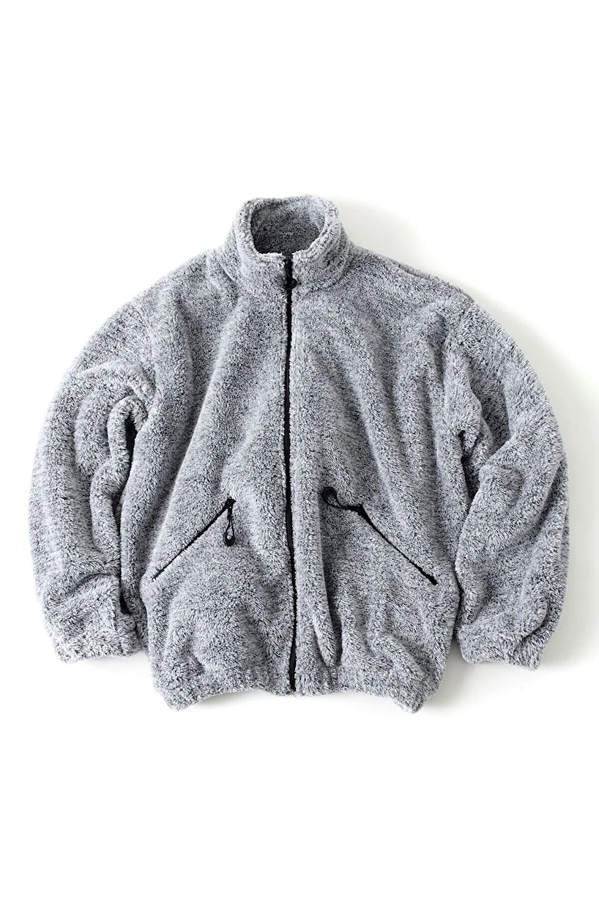 Erkek Pelüş Ceket Kalın Oversize Fermuarlı