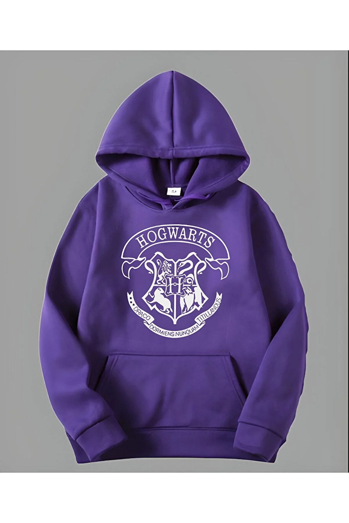 Harry Potter Hogwarts Baskılı Sweatshirt Üç İplik