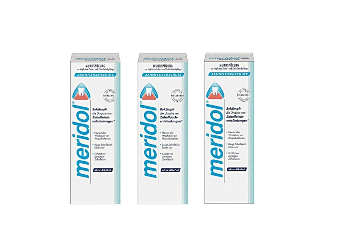 Meridol Ağız Bakım Suyu 3 x 400 ML