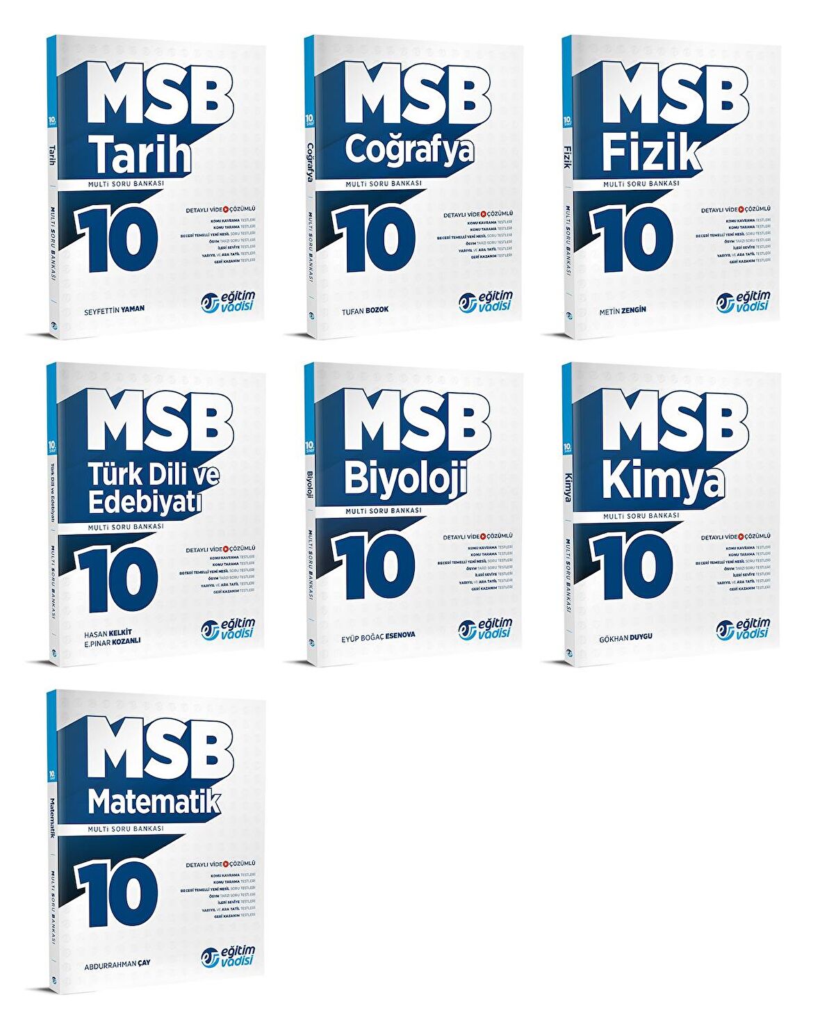 Eğitim Vadisi 2024 10. Sınıf Fasikül Msb Soru Bankası Seti Seti Tam Set
