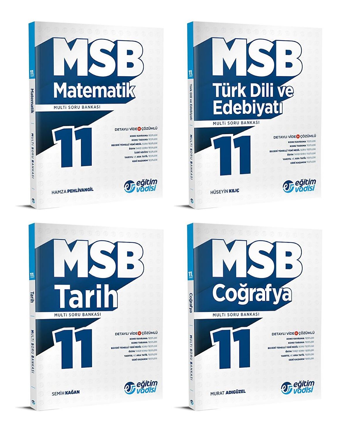Eğitim Vadisi 2024 11. Sınıf Sözel Eşit Ağırlık Fasikül Msb Soru Bankası Seti