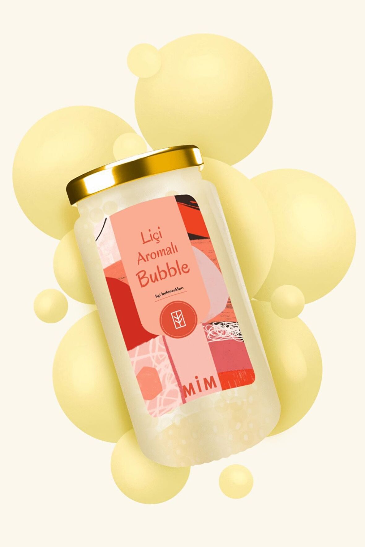 Mim and More Liçi Aromalı Bubble Tea 500GR