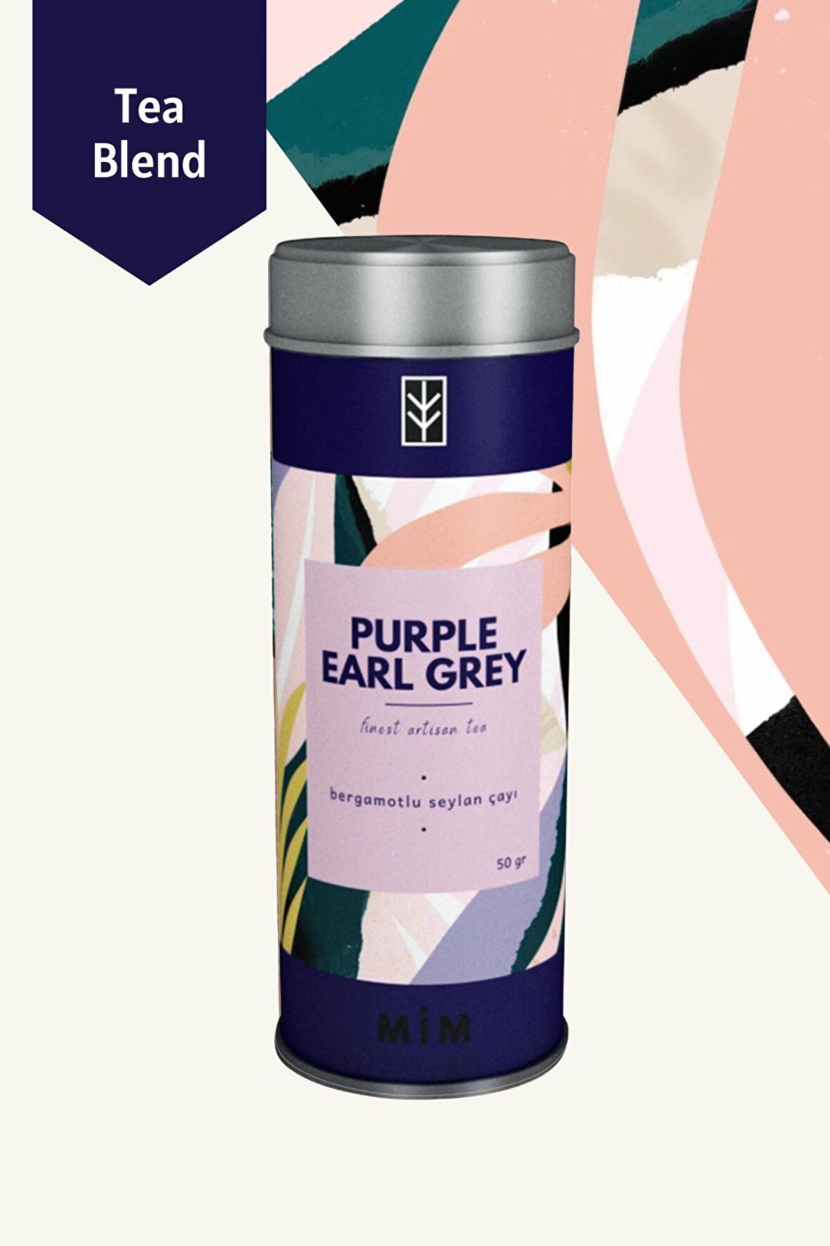 Mim and More Purple Earl Grey Tea - Bergamotlu Seylan Çayı