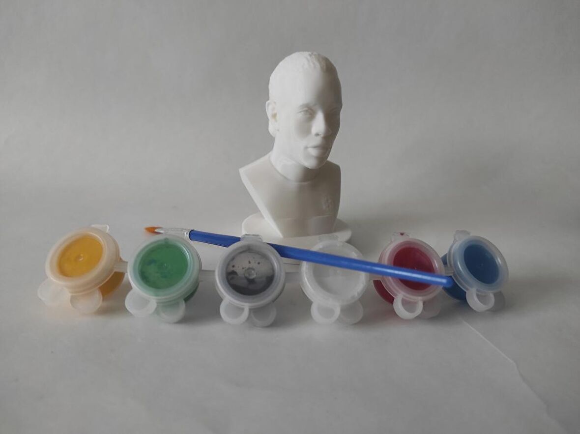 Kendin Boya Seti Ronaldinho Gaúcho Sihirbaz Bust Futbol Futbol İs Love 10 Cm