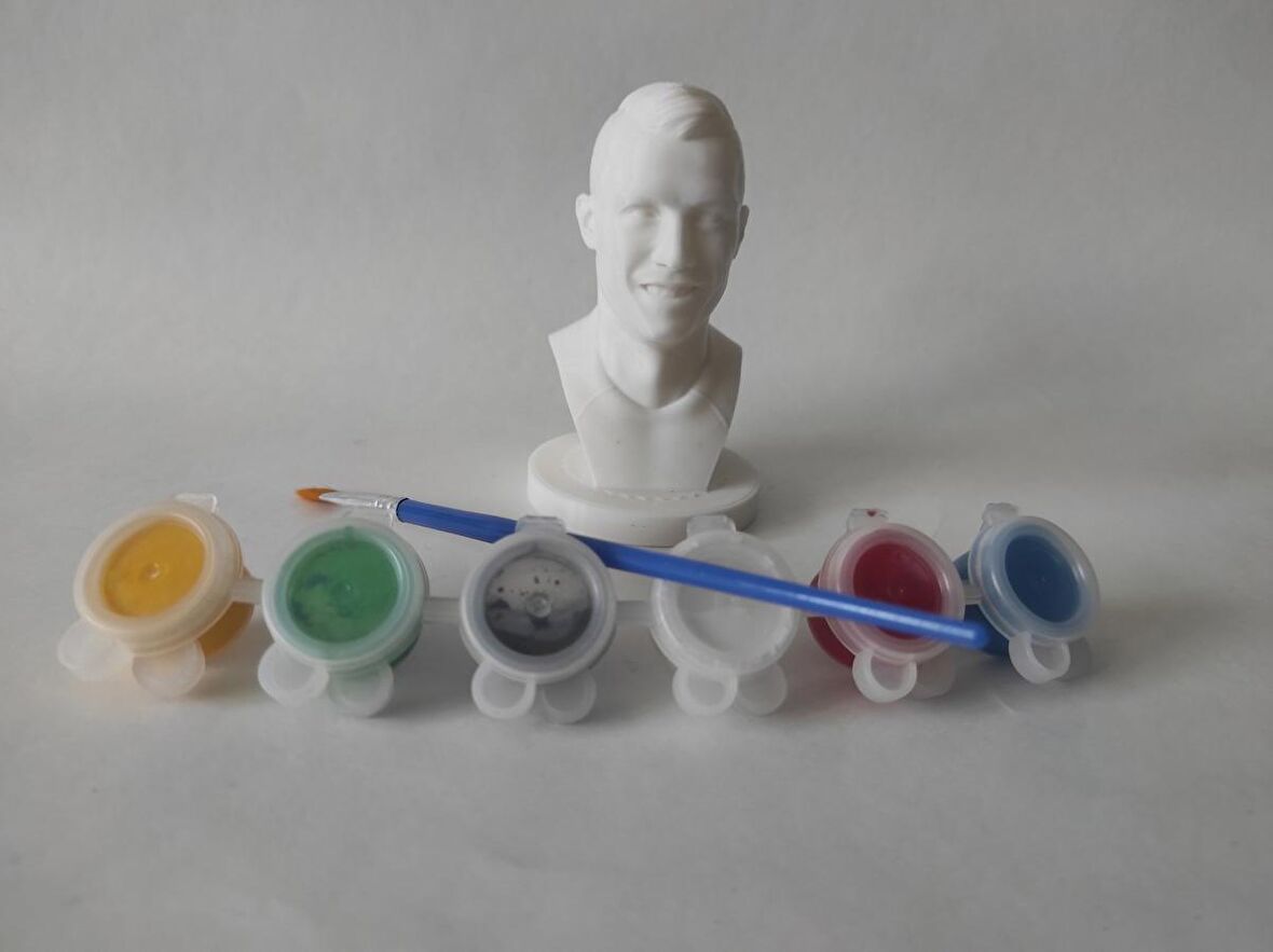 Kendin Boya Seti Cristiano Ronaldo CR7 Bust Futbol Futbol İs Love 10 Cm