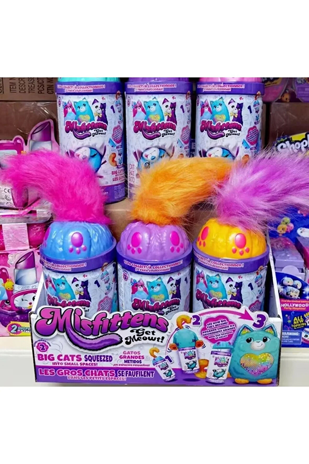 Orijinal Misfittens Sürpriz Peluş Kedi 1Adet Sevgiliye Kız Arkadaşa Hediye Peluş Misfitttens Oyuncak