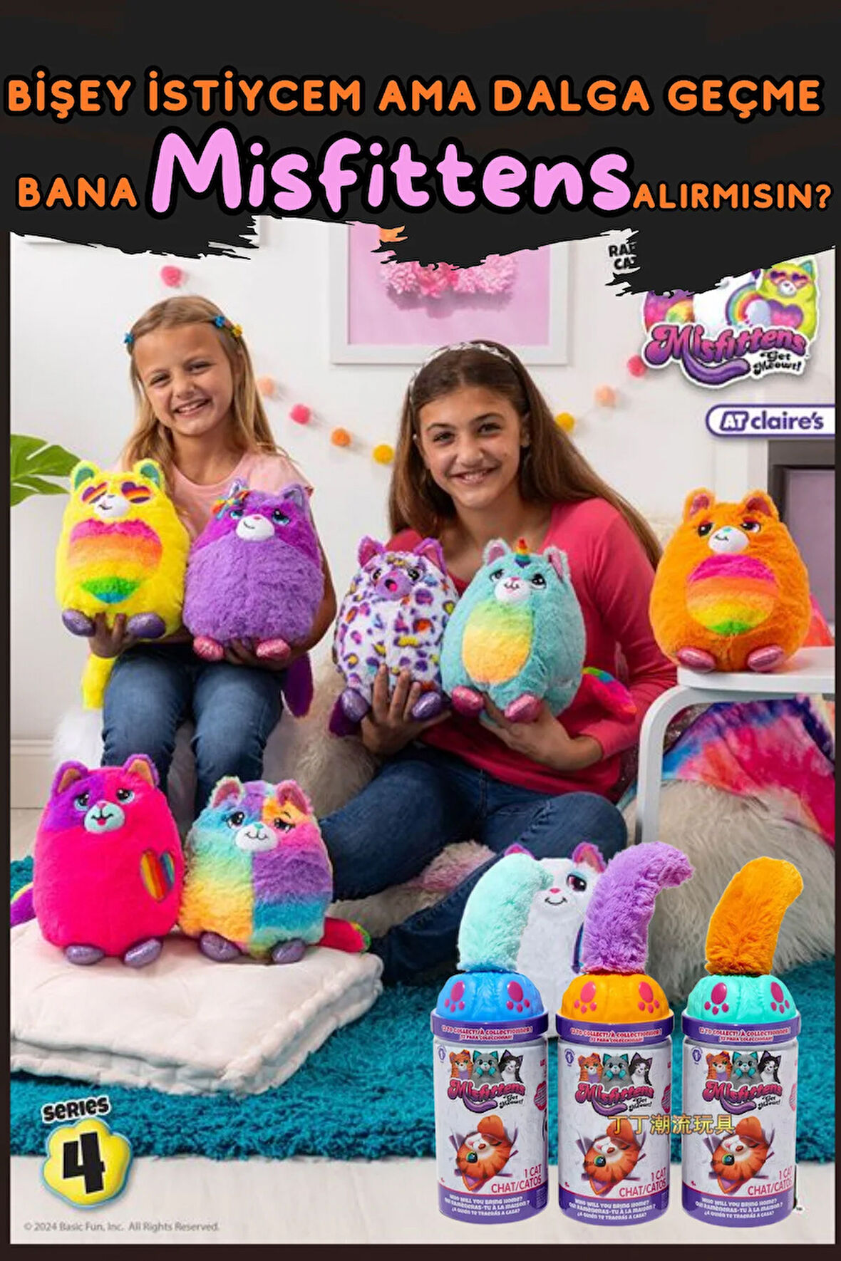 Orijinal Misfittens Sürpriz Peluş Hediyelik Peluş Misfitttens Oyuncak 1 Adet Misfits Misfiten