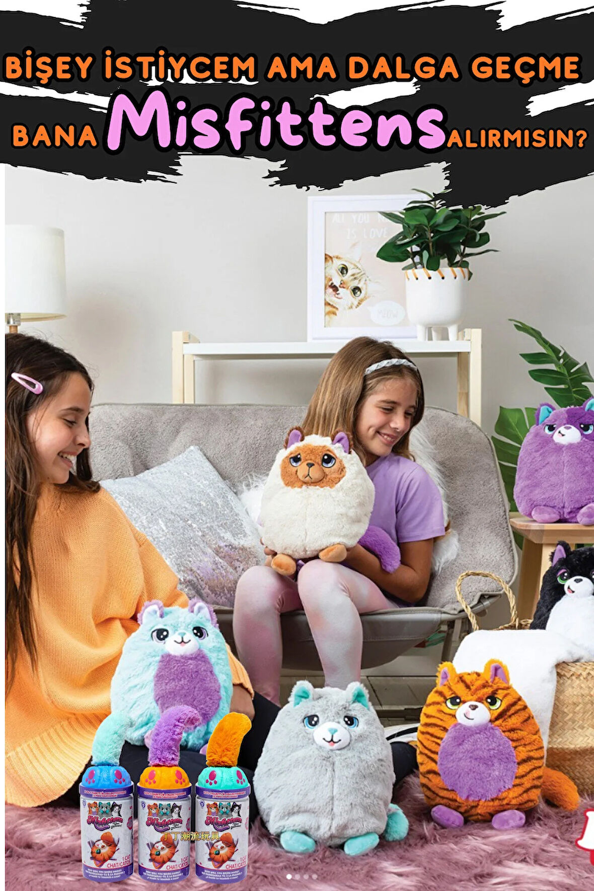 Orijinal Misfittens Sürpriz Peluş Hediyelik Peluş Misfitttens Oyuncak 1 Adet Misfits Misfiten