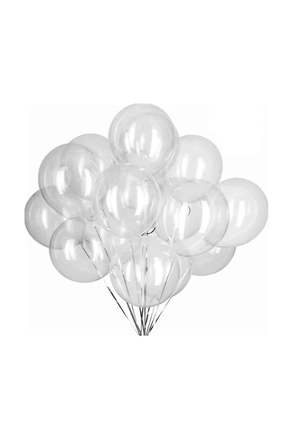 15 Adet Şeffaf Balon - Doğum Günü Konsepti - Parti Malzemeleri - Bride To Be Malzemeleri