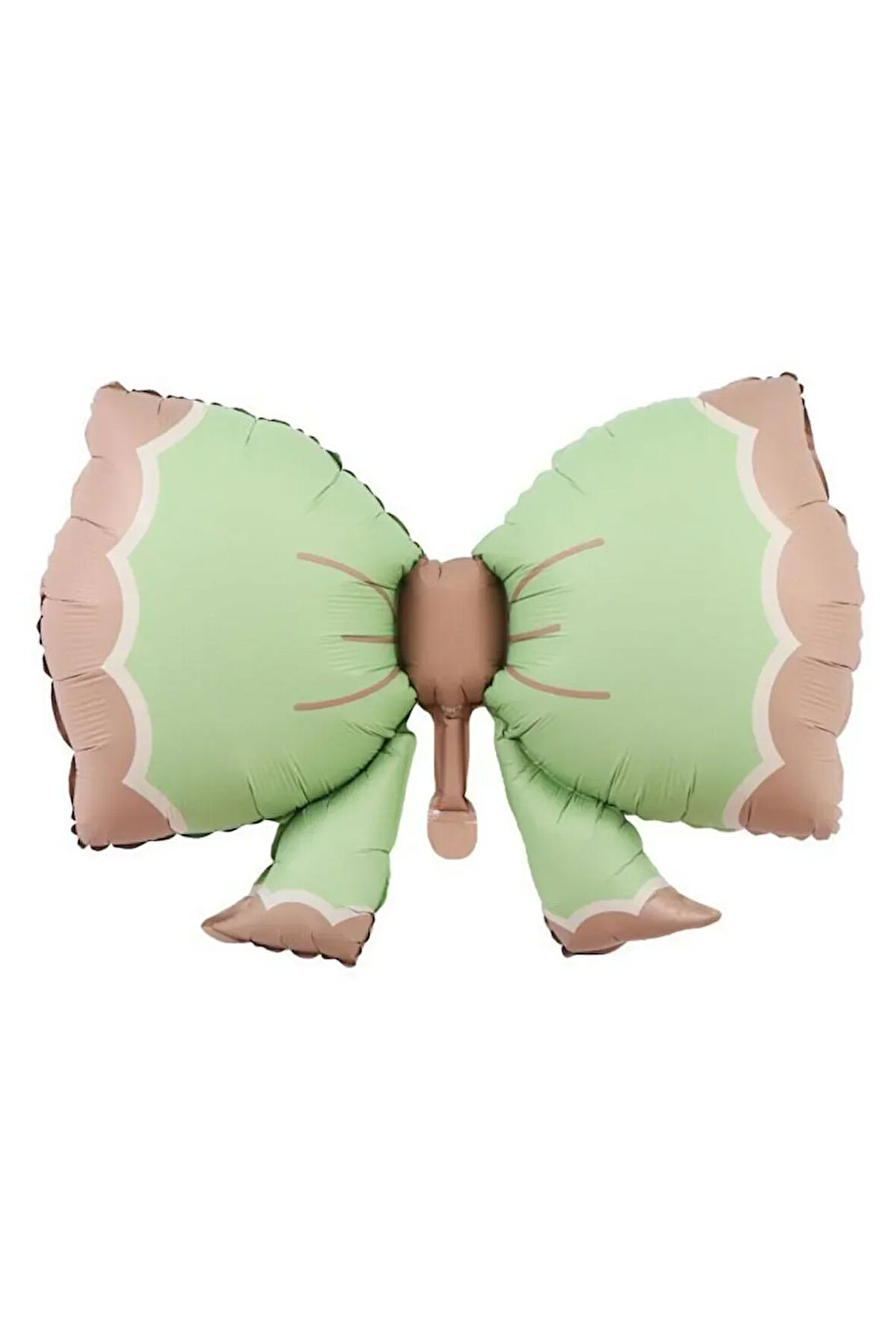 Retro Fiyonk Pastel Folyo Balon Büyük Boy Yeşil 91-60 Cm