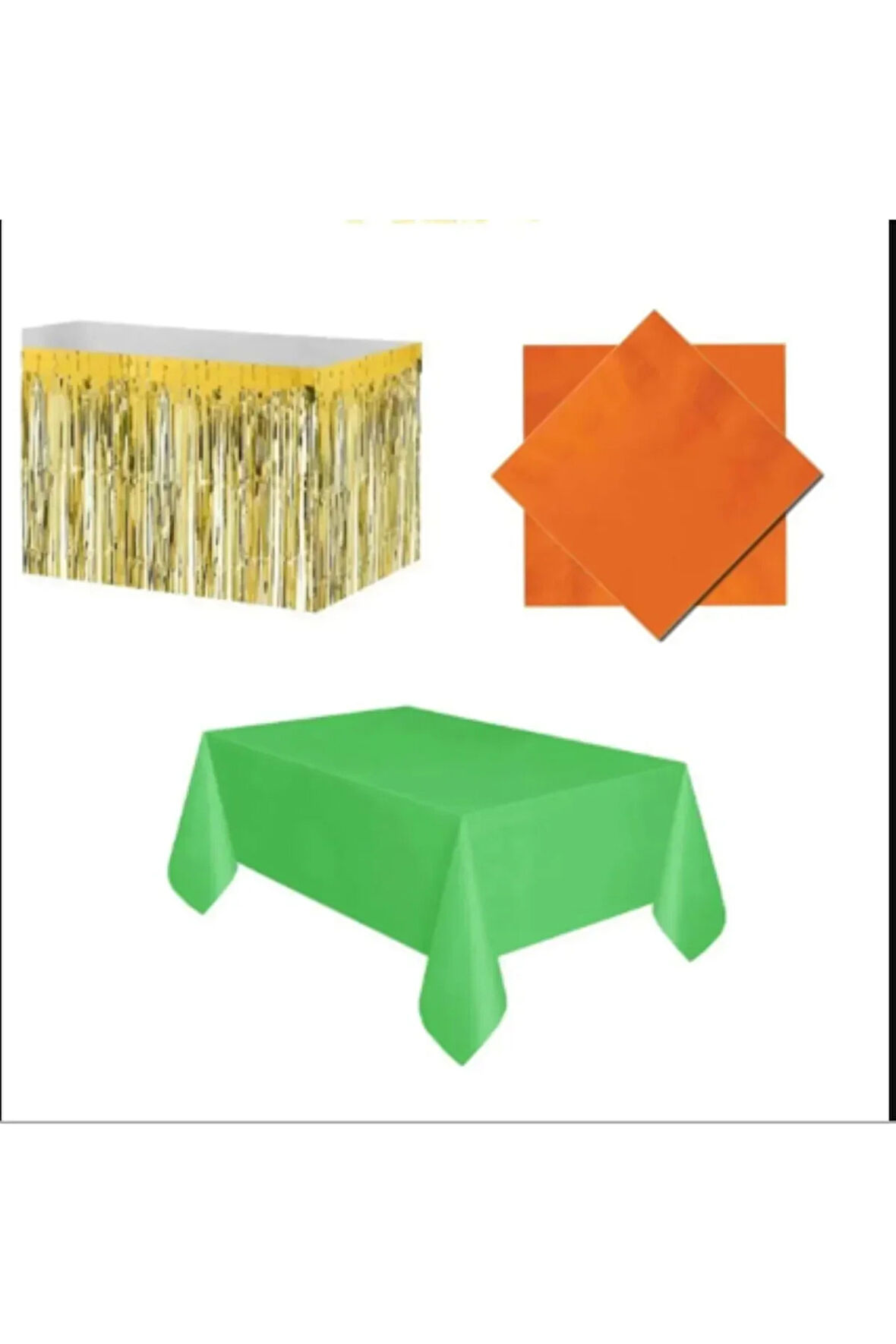 Safari Hayvanlar Renk Temalı Konsept Doğum Günü Set Parti Seti