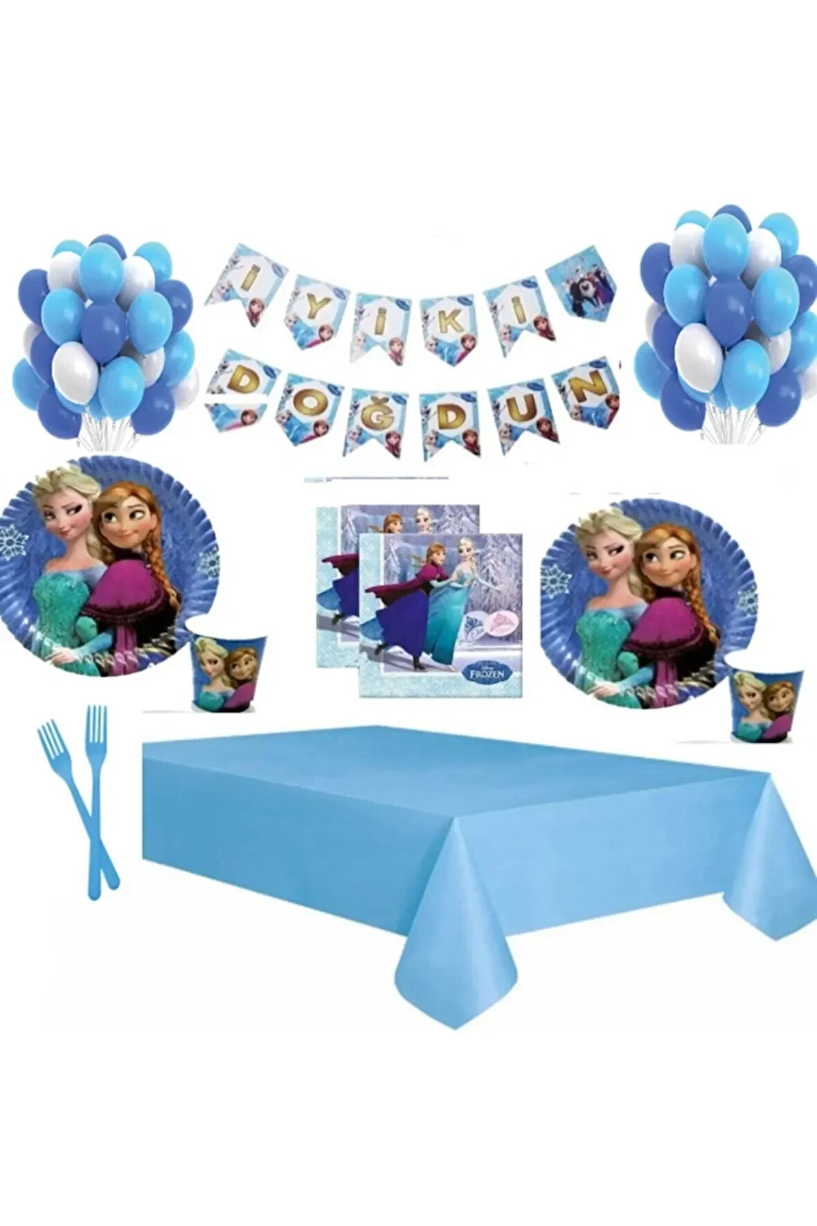 Frozen 16 Kişilik Doğumgünü Konsepti