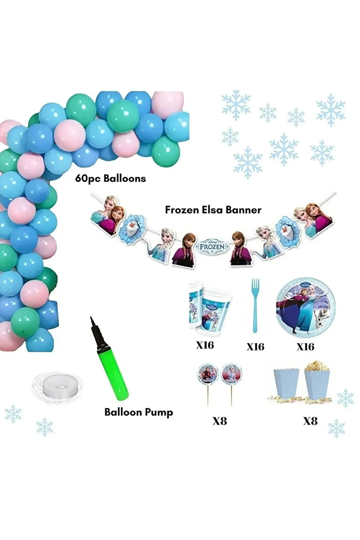 16 Kişilik Doğum Günü Seti