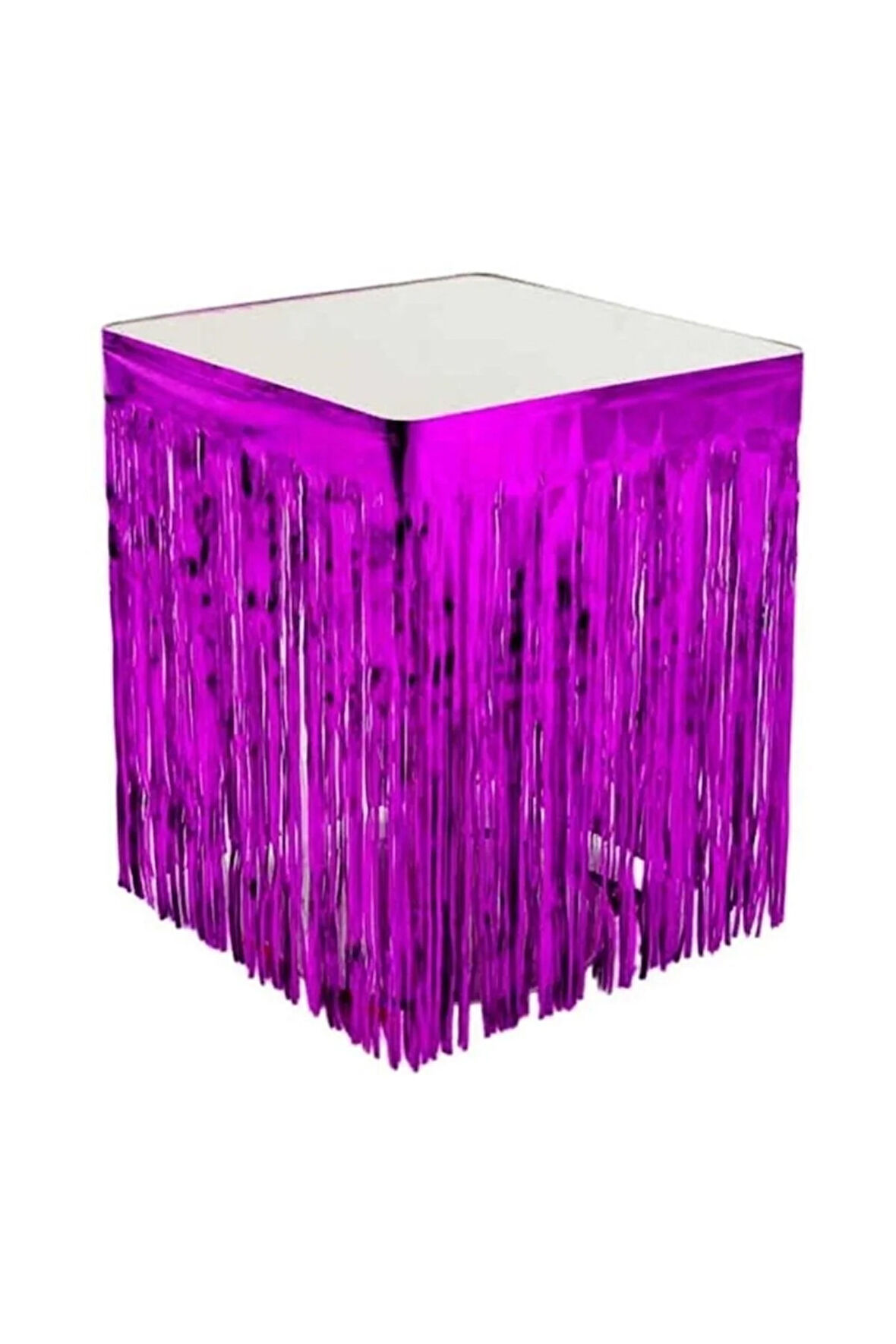 Masa Eteği Metalize Mor