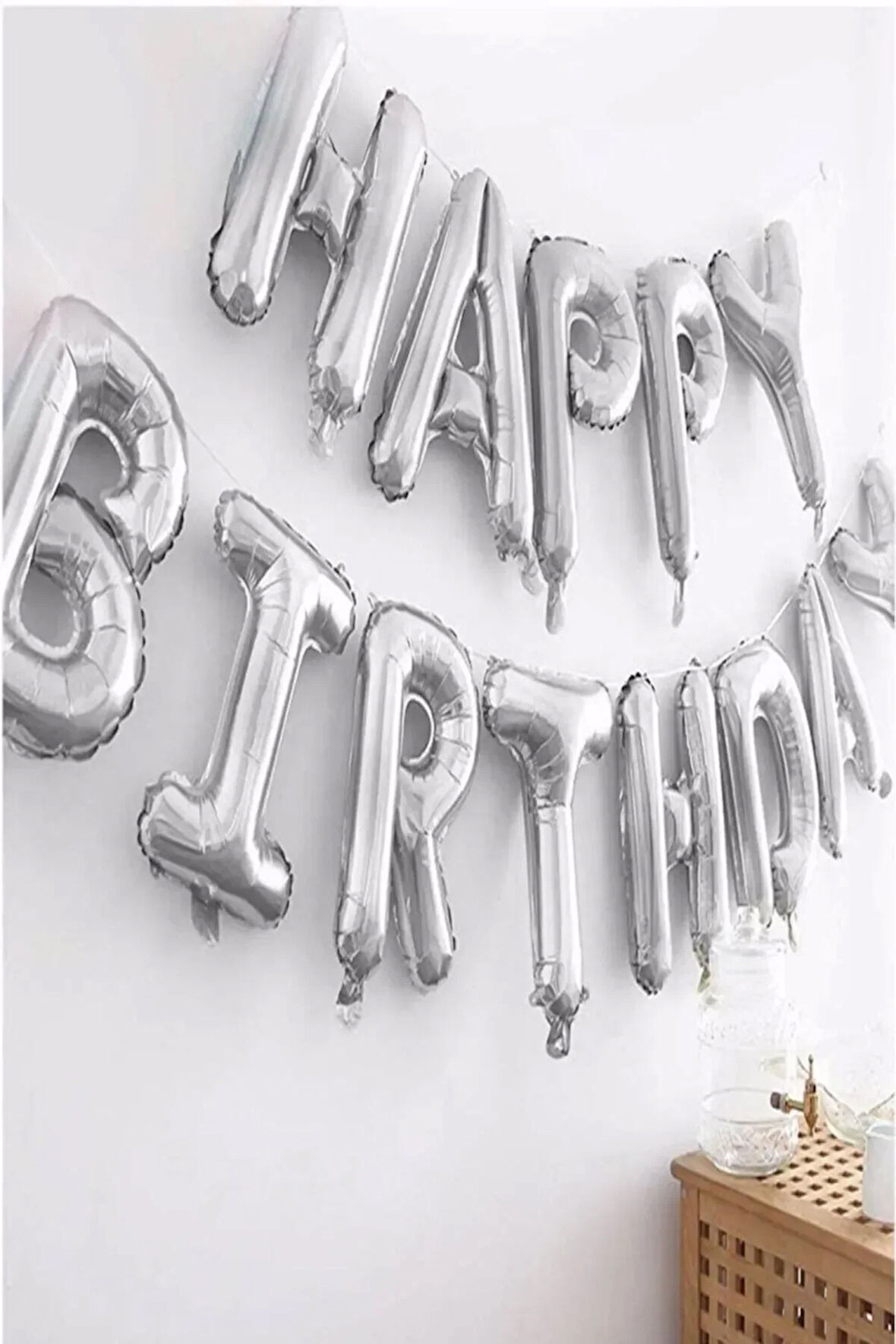 Happy Bırthday Harf Folyo Balon Set
