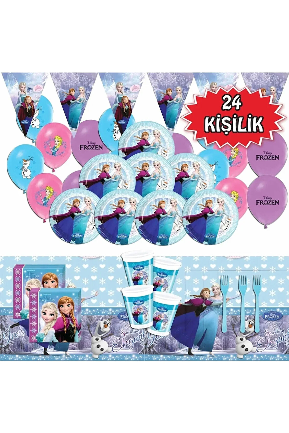 Frozen Elsa Karlar Krali?çesi? 24 Ki?şi?li?k