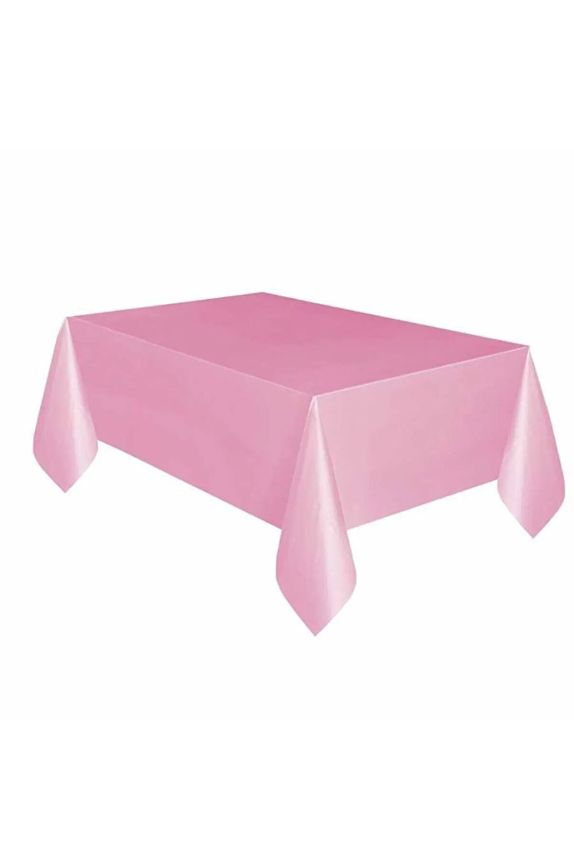 Pembe Doğum Günü Masa Örtüsü 120*180 CM ölçüsünde
