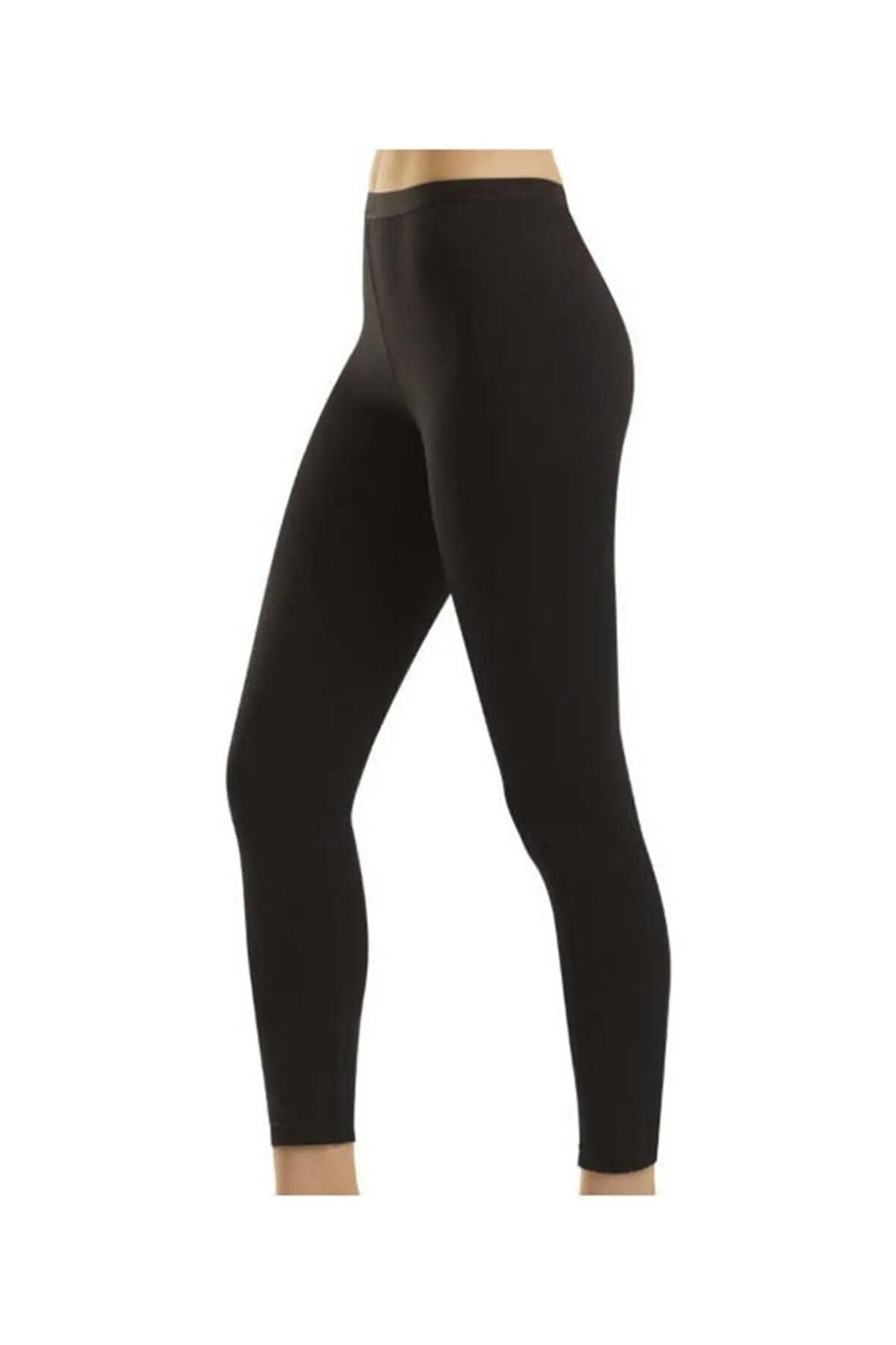 Termal Kadın Tayt Siyah Likralı Içlik Belisa Iç Giyim