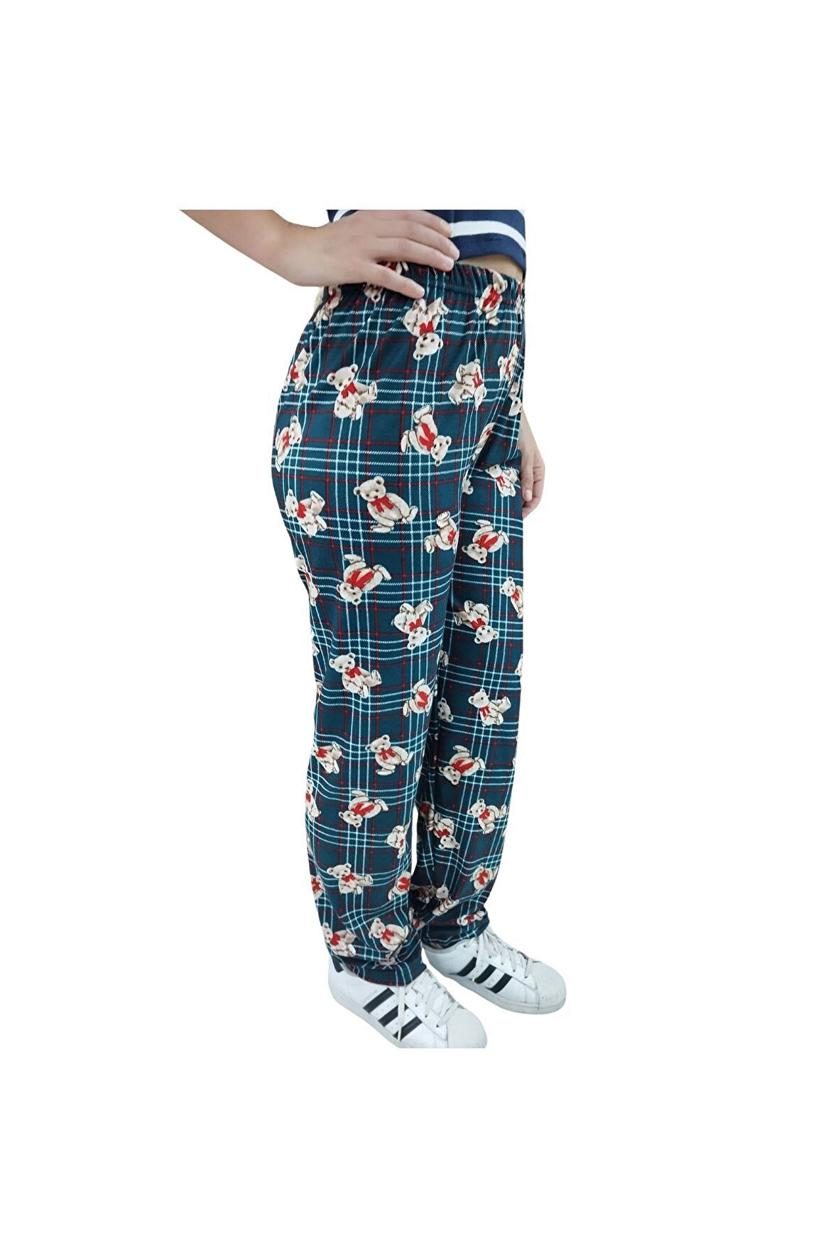 Desenli Kadın Pijama Altı