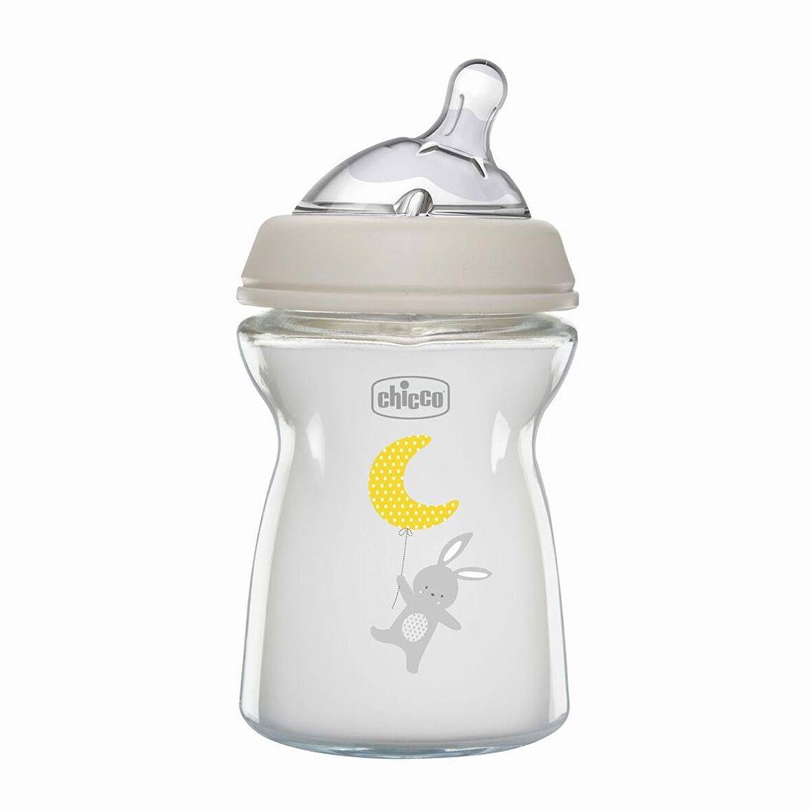 Chicco Naturel Feeling Desenli Cam Biberon 250 ml (0 Ay)